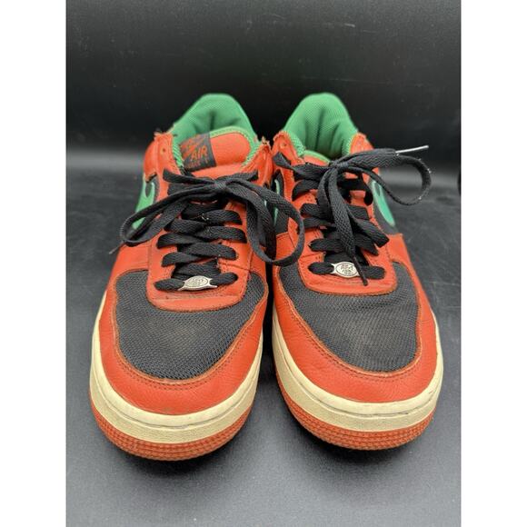 Vintage Nike Air Force 1 Low Carnival Men’s Size 9.0 US Orange Black Green Used main image 9
